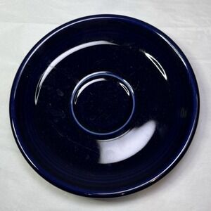 Fiesta Cobalt Blue Saucer Post-1986 USA Homer Laughlin‎ AAAC Lead Free